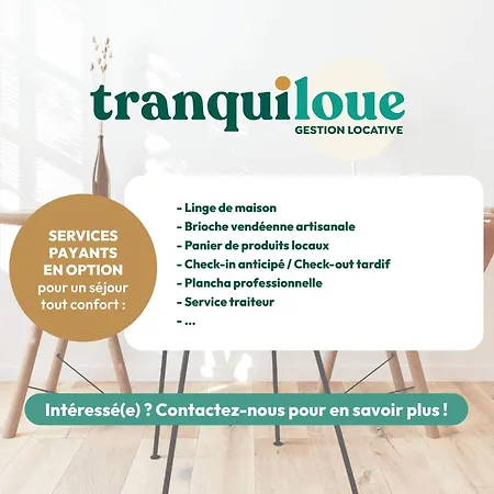 Tranquiloue - Plein Centre - Puy Du Fou 20min Hébergement de vacances Les Herbiers